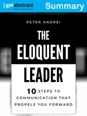 cover image of The Eloquent Leader (Summary)